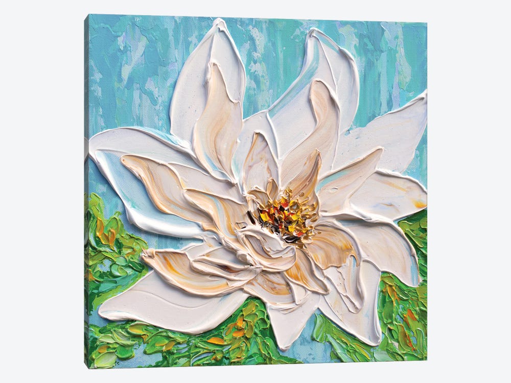 White Magnolia by Olga Tkachyk 1-piece Canvas Art