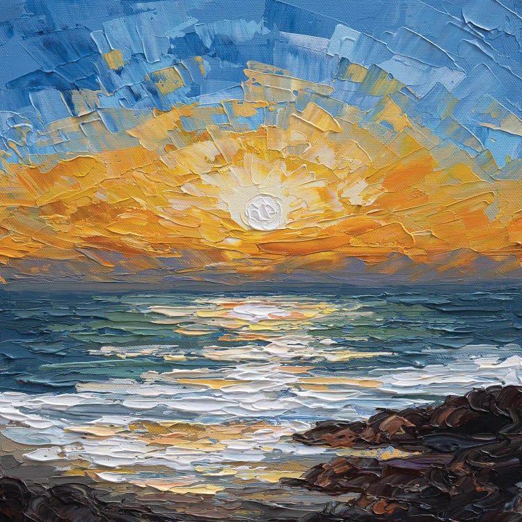 Coastal Calm by Olga Tkachyk wall art