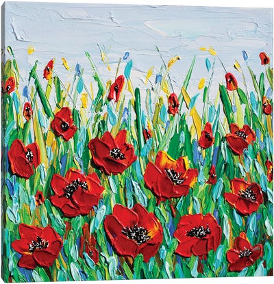 Poppies Canvas Art Print - Olga Tkachyk