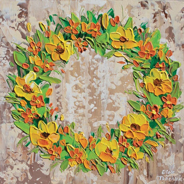Olga Tkachyk: Fall Wreath by Olga Tkachyk