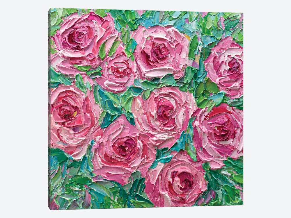 Roses by Olga Tkachyk 1-piece Canvas Art Print