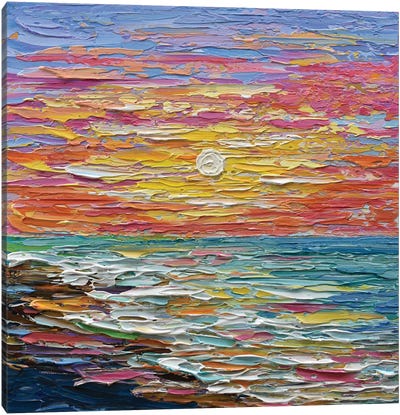 Early Sunset Canvas Art Print - Olga Tkachyk