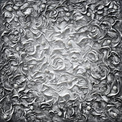 Life Swirls by Olga Tkachyk framed canvas print