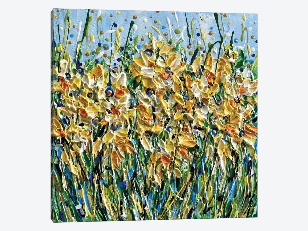 Daffodils by Olga Tkachyk 1-piece Canvas Artwork