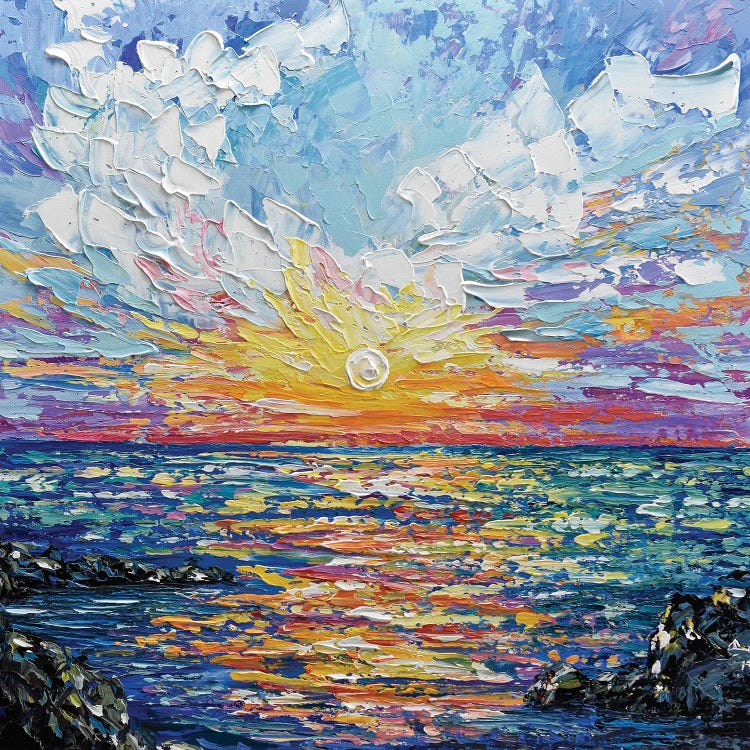 Sea Sunset by Olga Tkachyk wall art