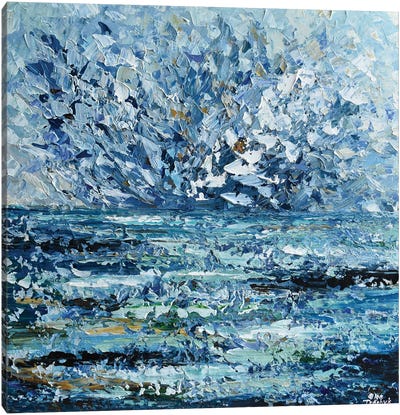 Ocean After Storm Canvas Art Print - Olga Tkachyk