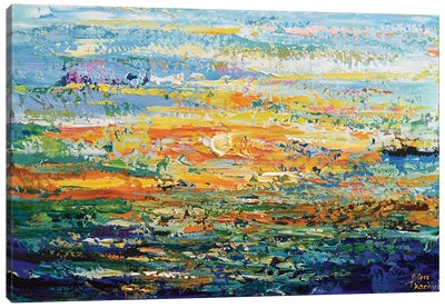 Colors Of Sunset Canvas Art Print - Olga Tkachyk