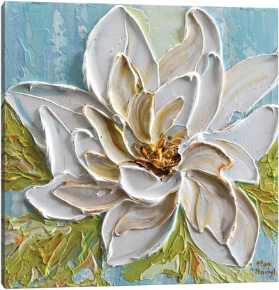 Magnolia II Canvas Art Print - Olga Tkachyk