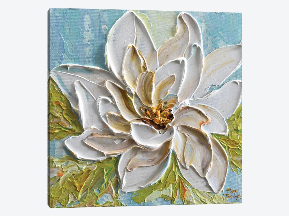 Magnolia II by Olga Tkachyk 1-piece Canvas Art