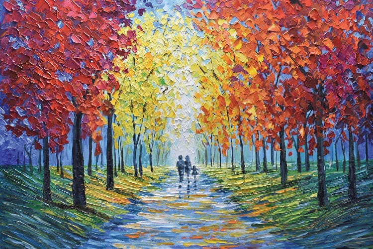 Walking In The Park by Olga Tkachyk wall art