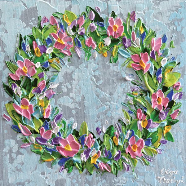 Olga Tkachyk: Spring Wreath by Olga Tkachyk
