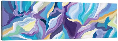 Lavender Abstract Canvas Art Print - Olga Tkachyk