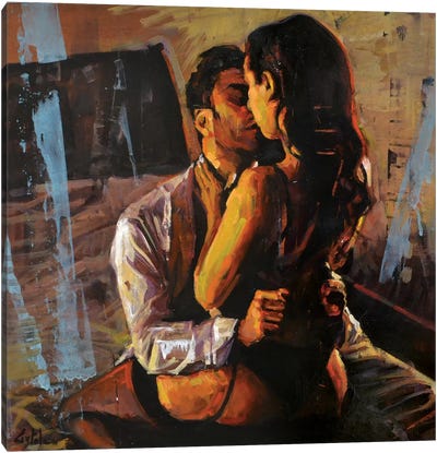 Erotic Canvas Art Print - Marco Ortolan