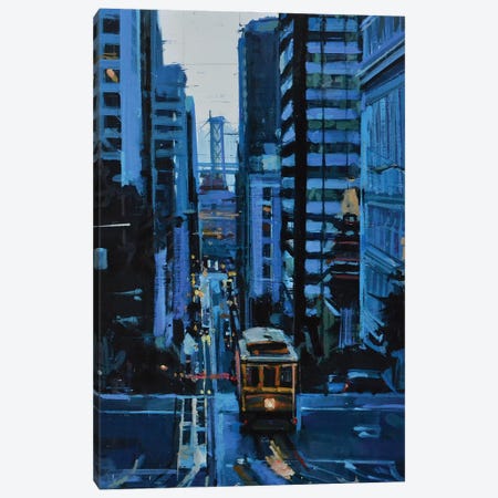 San Francisco Streets Canvas Print #OTL104} by Marco Ortolan Canvas Wall Art