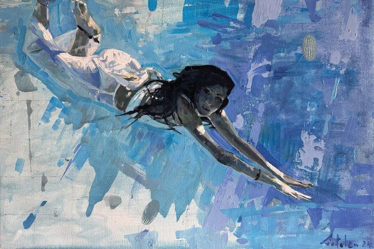 Diving The Ocean III by Marco Ortolan wall art