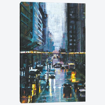 NYC Streets Canvas Print #OTL34} by Marco Ortolan Canvas Artwork