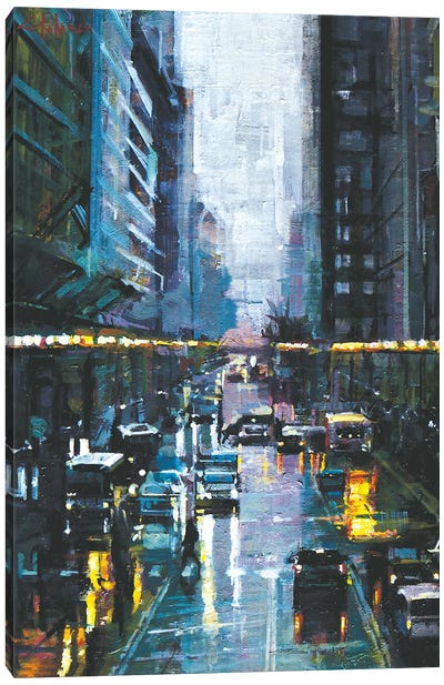 NYC Streets Canvas Art Print - Marco Ortolan