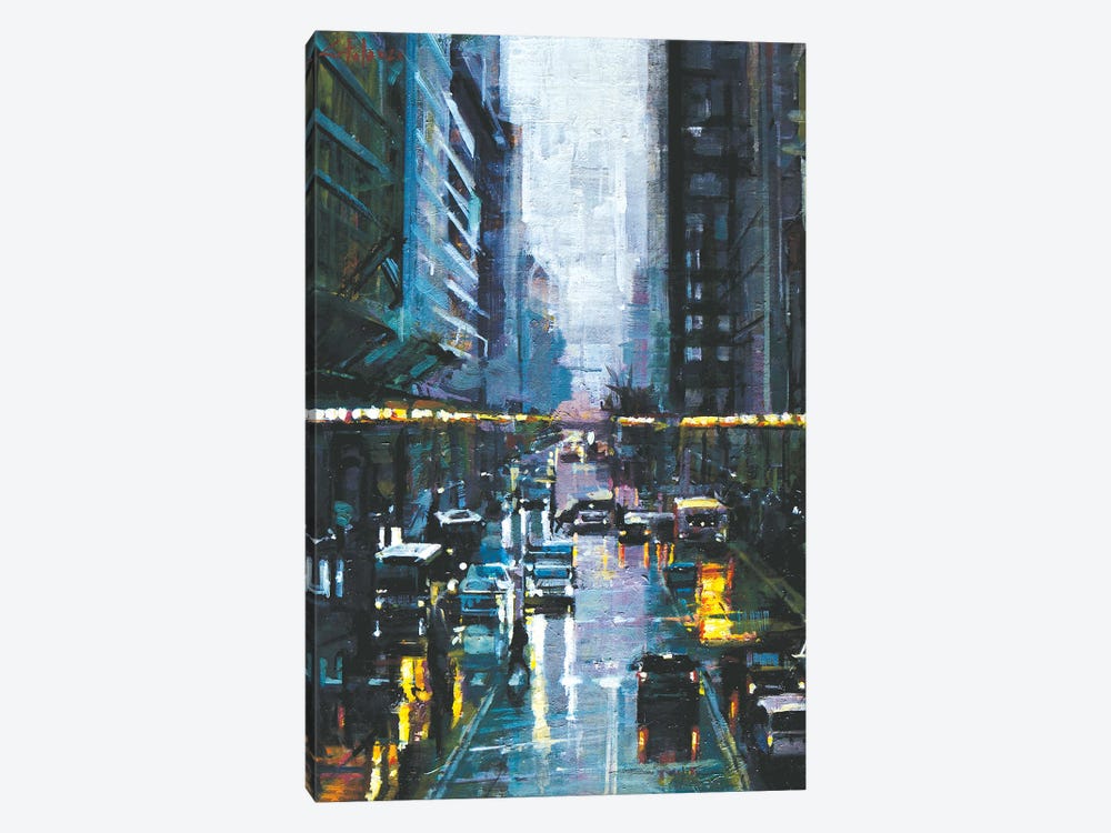 NYC Streets by Marco Ortolan 1-piece Canvas Art Print
