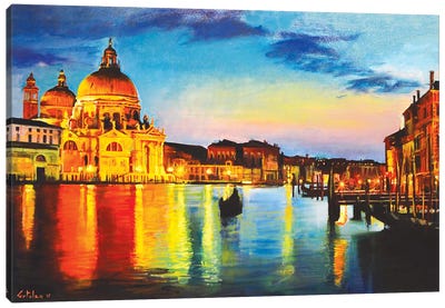 The Great Canal Canvas Art Print