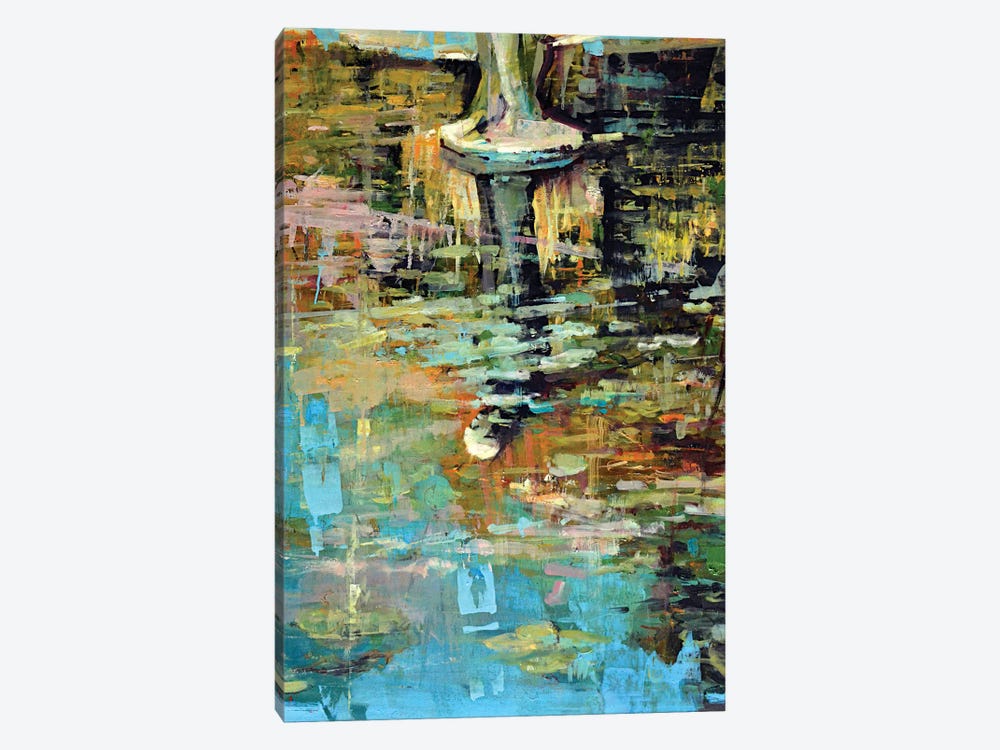 Waterlilies V by Marco Ortolan 1-piece Canvas Wall Art