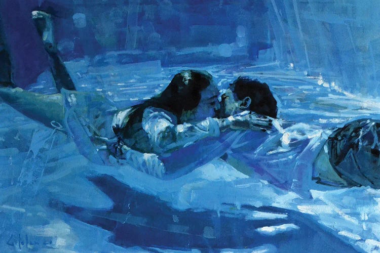 Kissing Underwater VII by Marco Ortolan wall art