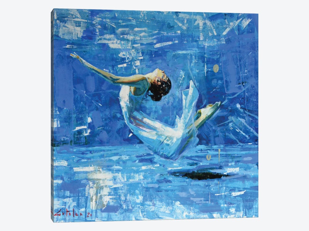 Dancing Underwater ARG by Marco Ortolan 1-piece Art Print