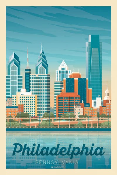 Philadelphia Pennsylvania Travel Poster