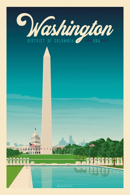 Washington DC Travel Poster