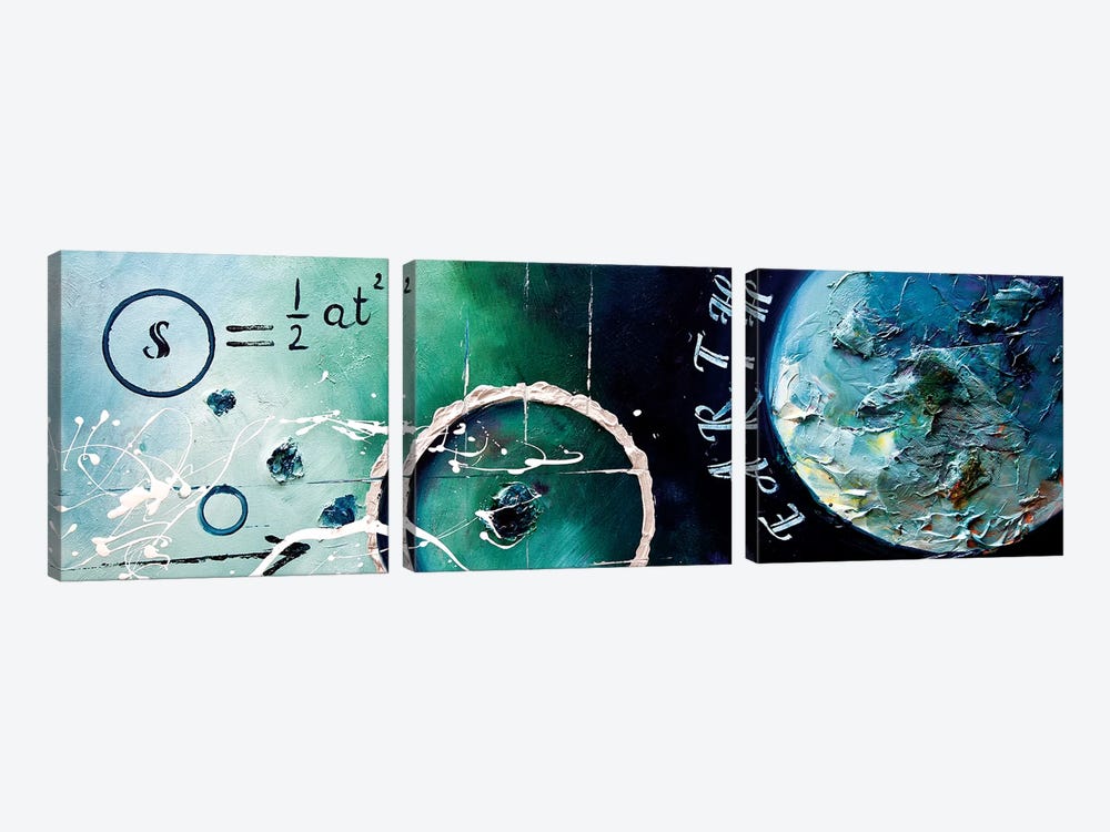 Galileo Formula by Osnat Tzadok 3-piece Canvas Print