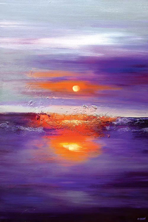 Purple Sunset by Osnat Tzadok wall art