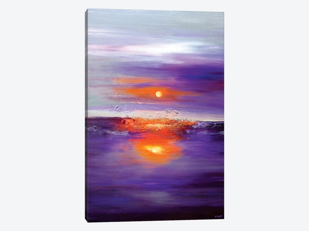 Purple Sunset by Osnat Tzadok 1-piece Art Print
