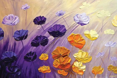 The Garden by Osnat Tzadok framed canvas print