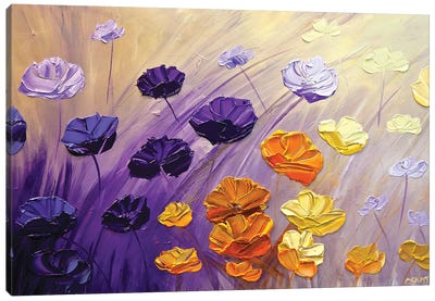 The Garden Canvas Art Print - Wildflowers