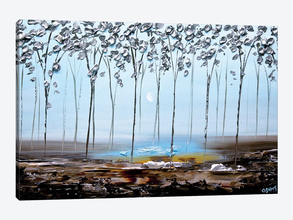 The Silver Forest II by Osnat Tzadok 1-piece Canvas Artwork