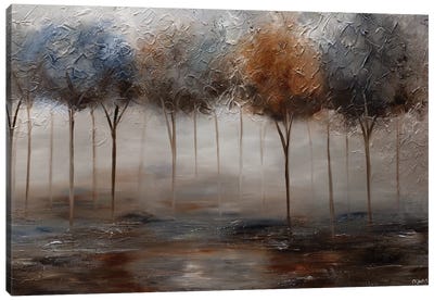 The Silver Pond Canvas Art Print - Tree Art