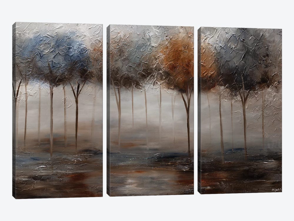 The Silver Pond by Osnat Tzadok 3-piece Canvas Wall Art
