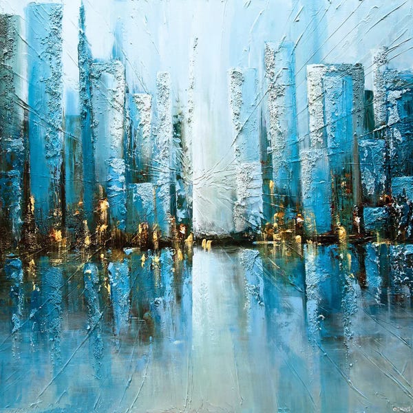 Industrial Office: Blue Rise by Osnat Tzadok