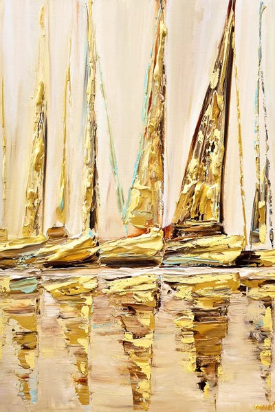 Sail With Me by Osnat Tzadok framed canvas print