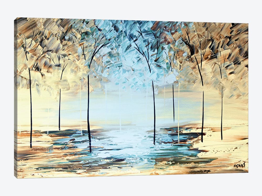 By The Lake by Osnat Tzadok 1-piece Canvas Art