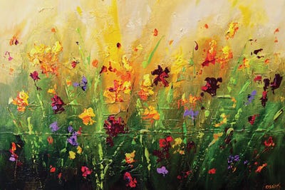 Spring by Osnat Tzadok framed canvas print