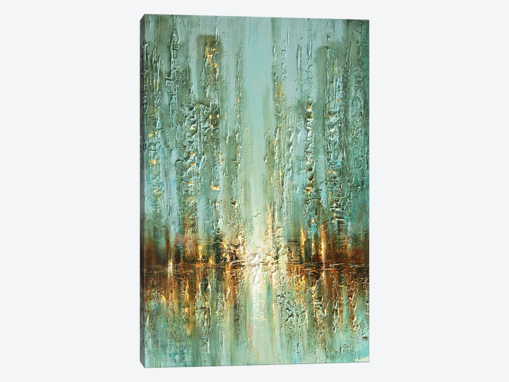 Walking In The Rain by Osnat Tzadok 1-piece Canvas Wall Art