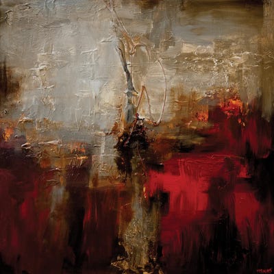 Rust by Osnat Tzadok framed canvas print