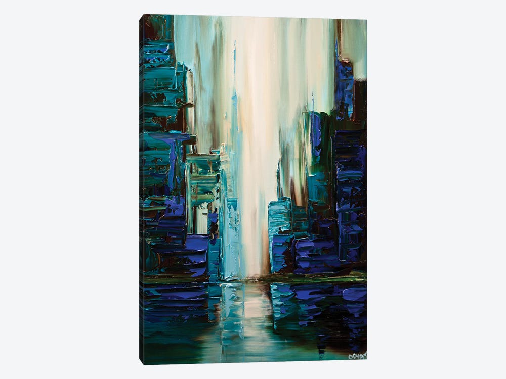 Cyber City by Osnat Tzadok 1-piece Canvas Print
