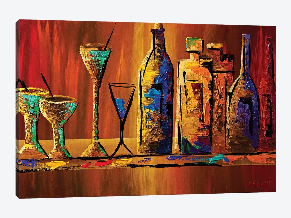 On The by Osnat Tzadok 1-piece Canvas Wall Art