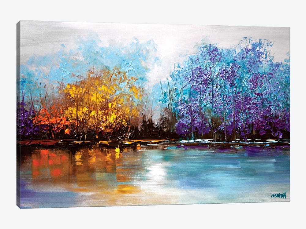By The Lake I by Osnat Tzadok 1-piece Canvas Print