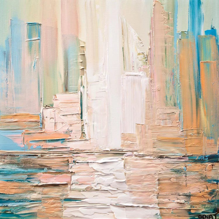 City Skyline by Osnat Tzadok wall art