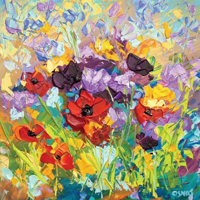 Summer Celebration by Osnat Tzadok canvas print