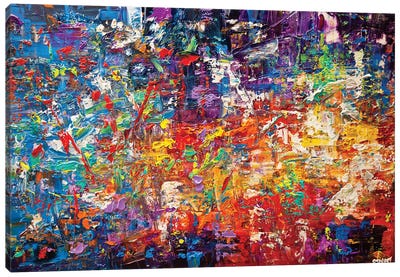 20 Million Things To Do Canvas Art Print - Colorful Abstracts