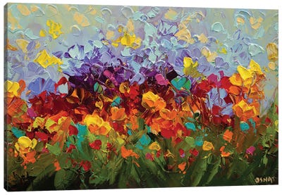 Spring In My Heart Canvas Art Print - Palette Knife Prints
