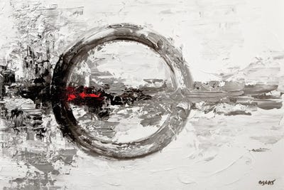 Gray Moon by Osnat Tzadok canvas print